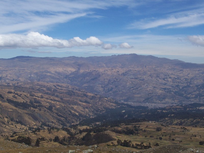 Huaraz from Laguna Churup