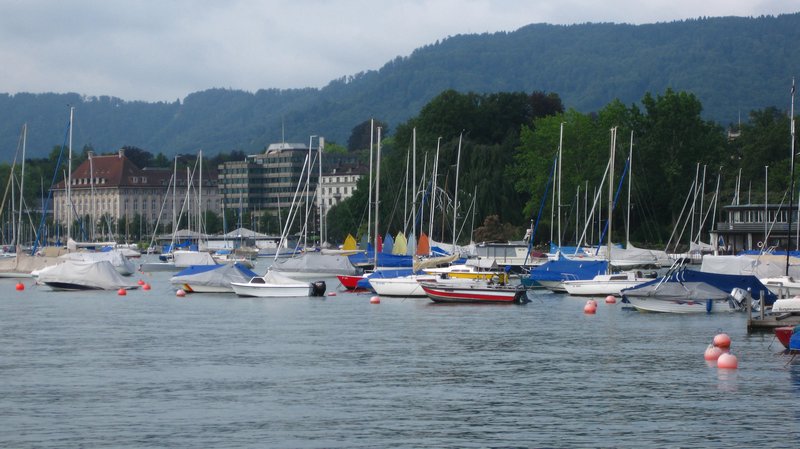 River cruising on Lake Zurich