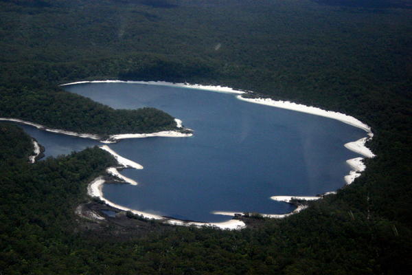 Lake MacKenzie from the air
