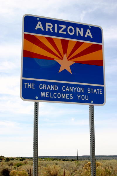 Entering Arizona