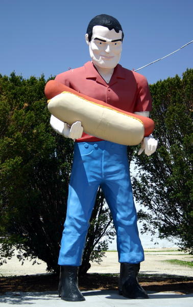 Giant with Hotdog, Athens