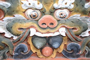 Decorations of Punakha Dzong