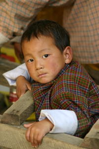 Young Bhutanese Boy...
