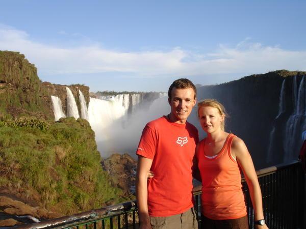 Me and Paul in front of Iguassu Falls