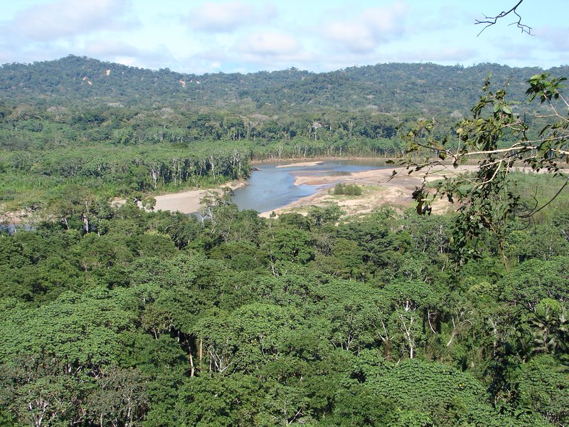 View of the Rio Tuichi