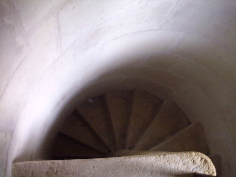 Servants' spiral stair-case