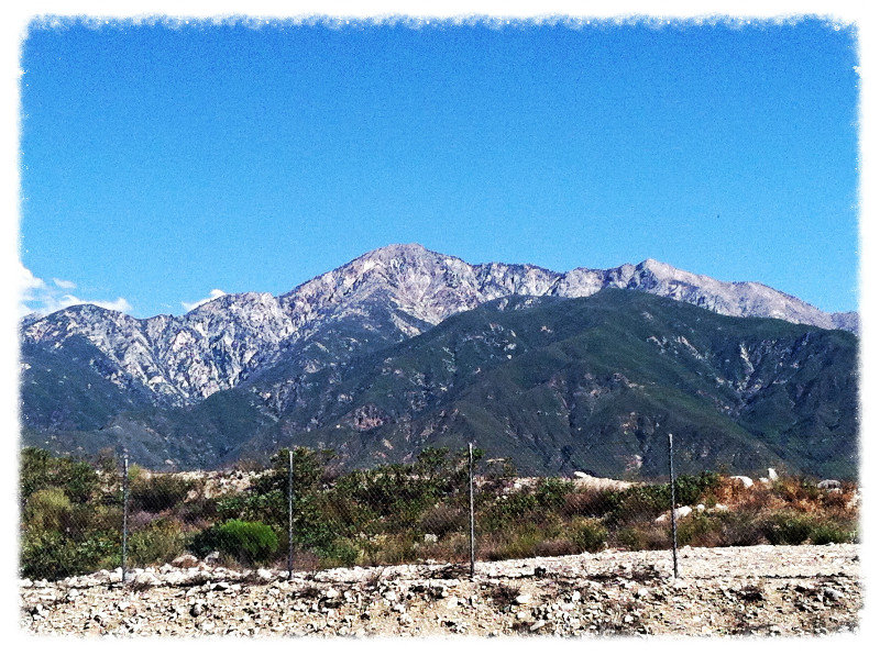 Cucamonga Peak, view from Rancho