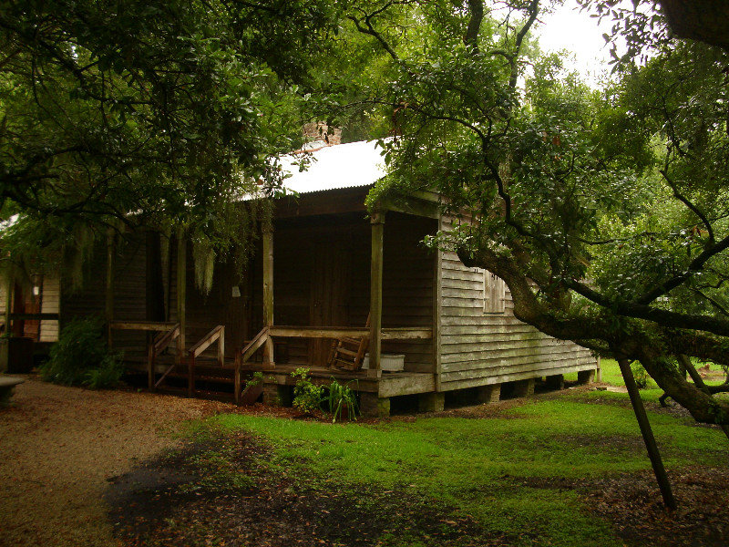 Slave quarters at Destehan Plantation