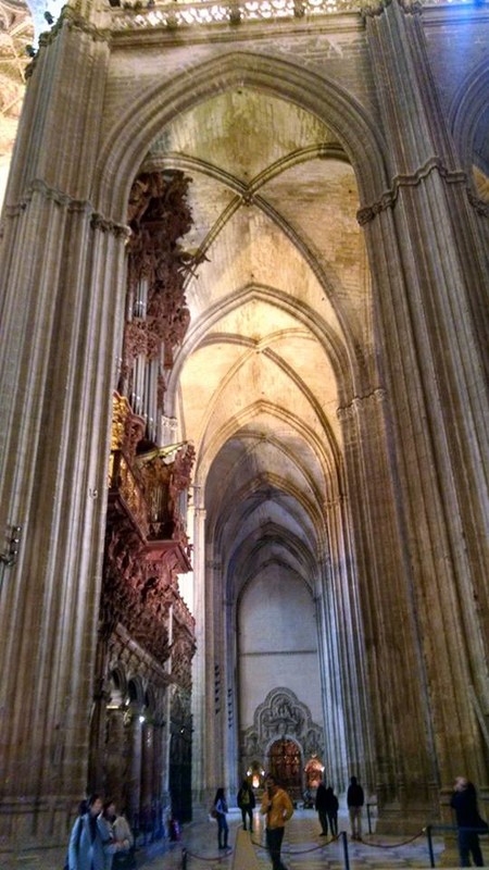 long long arches typical of gothic cathedrals