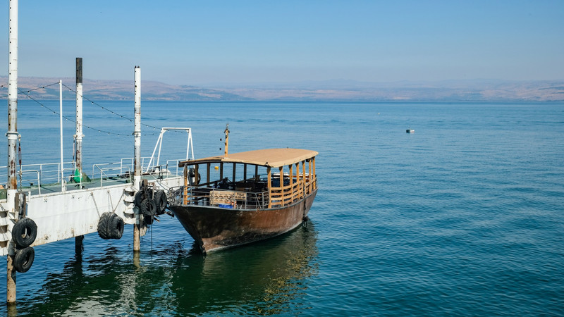  Boat on Lake Galilee  1
