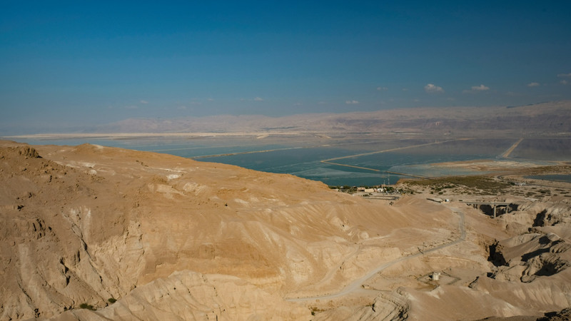 Looking towards the Dead Sea