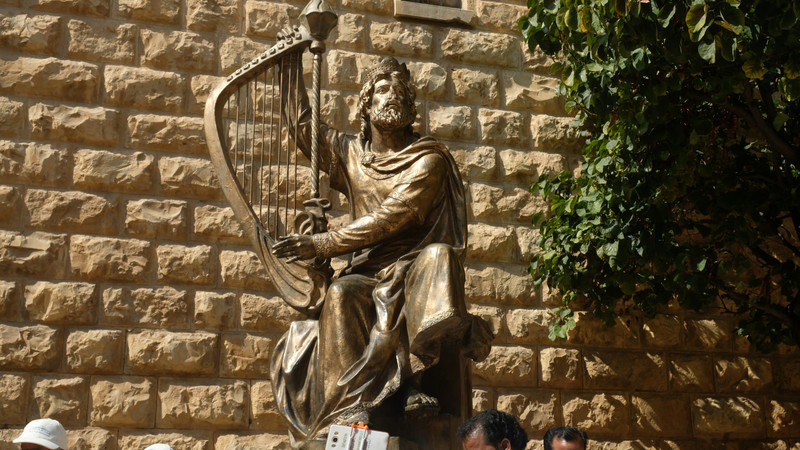 David and his harp