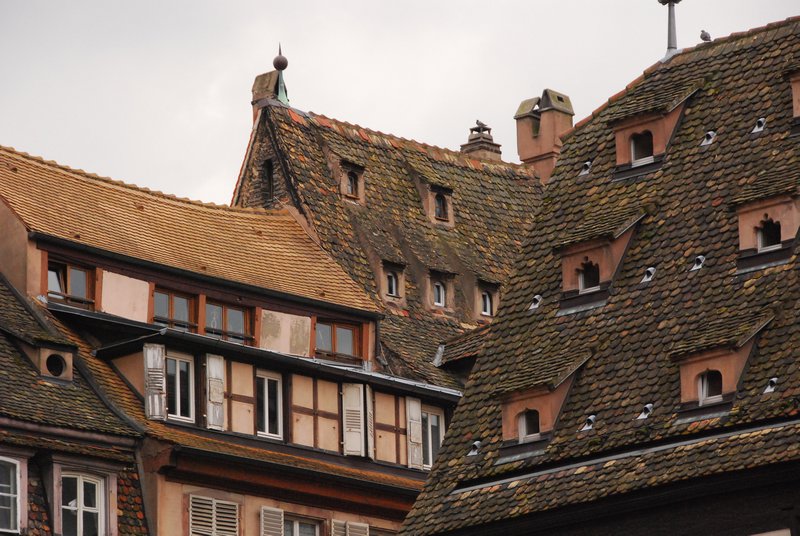 The roofs of Strasbourg