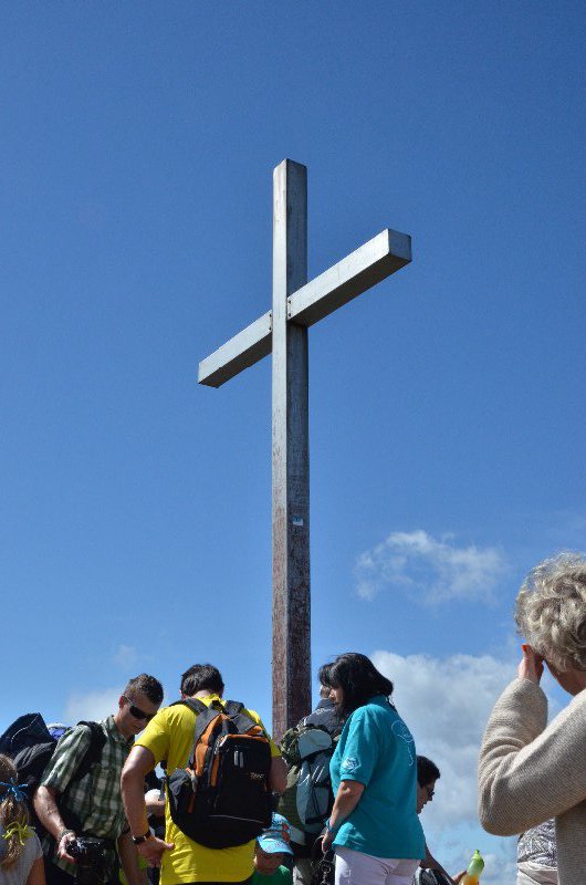 The cross on top of the mountain