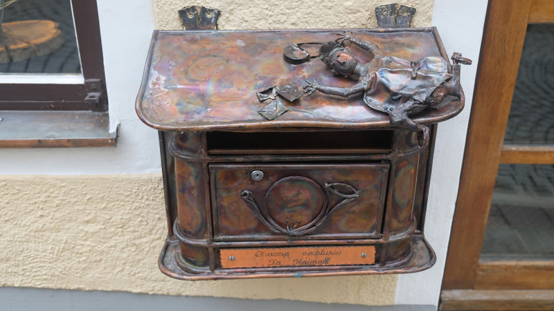 Old Copper Mail Box