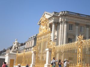 Front gates at Versailles