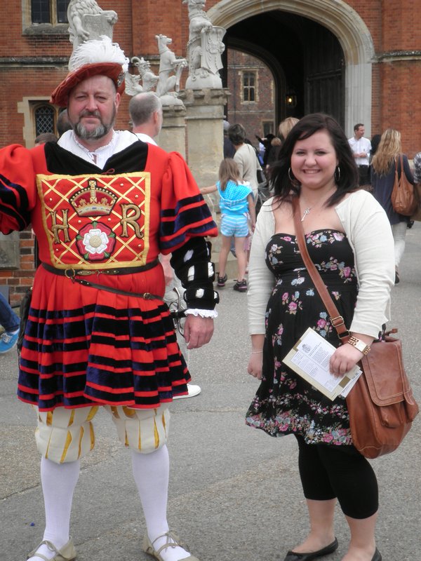Me with Henry VIII's guard