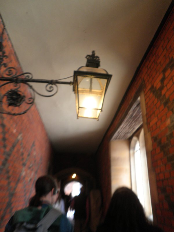 Light inside the palace