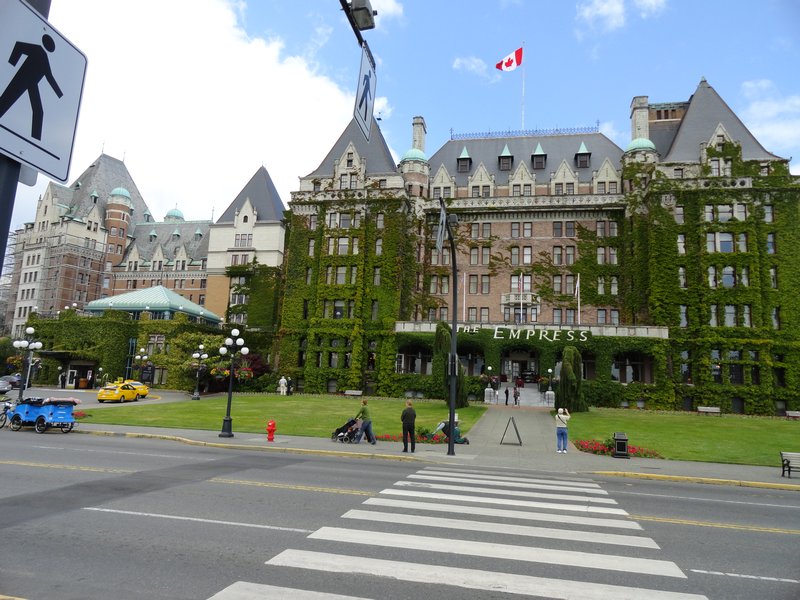 The famous Empress Hotel 