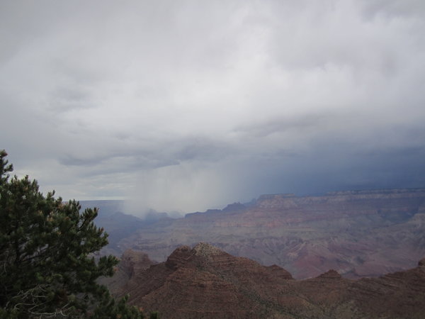 First view of the Grand Canyon