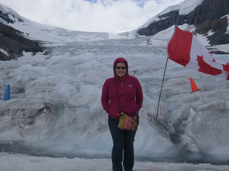 Athabasca Glacier - It's cold!