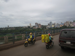 Crossing over into Paraguay