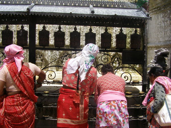 Cleaning the shrines 2