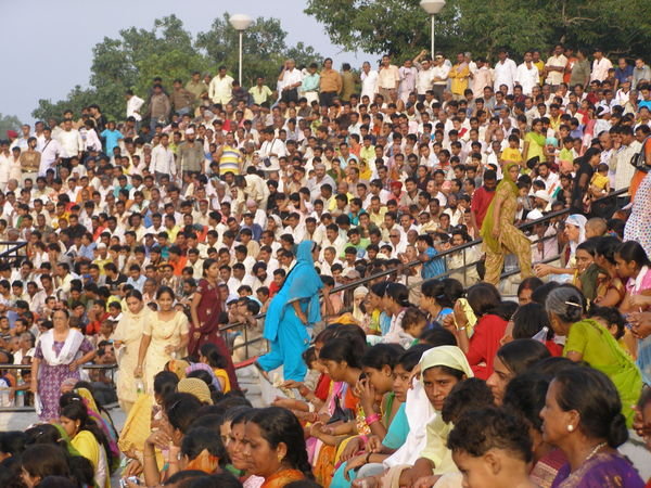 The Indian crowd