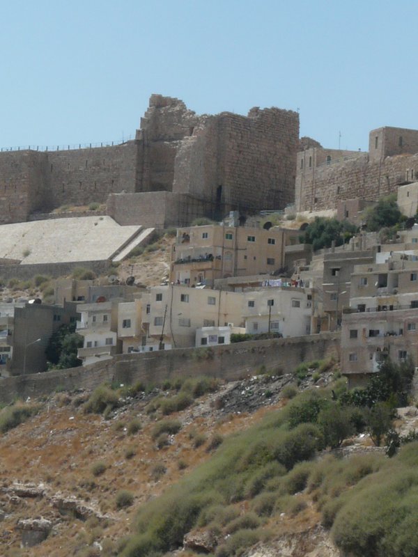 Kerak, with remains of the castle