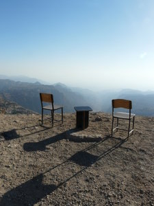 Chairs? In the desert?