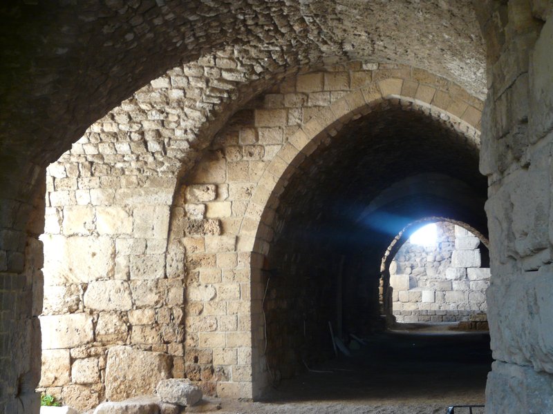 Inside the Crusader fort