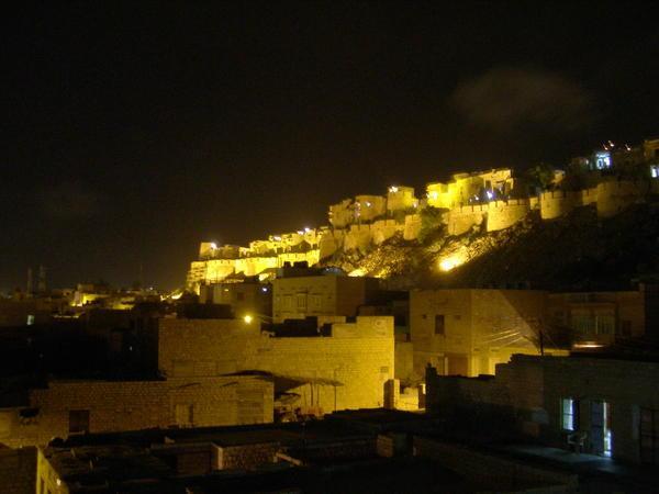 The fort at night