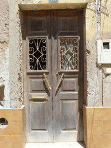 Old village door