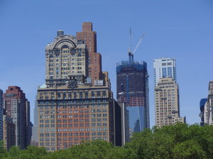 the new freedom tower being built