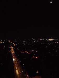 toronto at night, skyline veiw from my accommodation