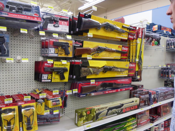 the walmart weapons aisle