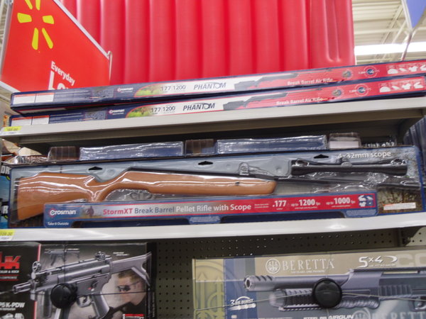 the weapons aisle walmart