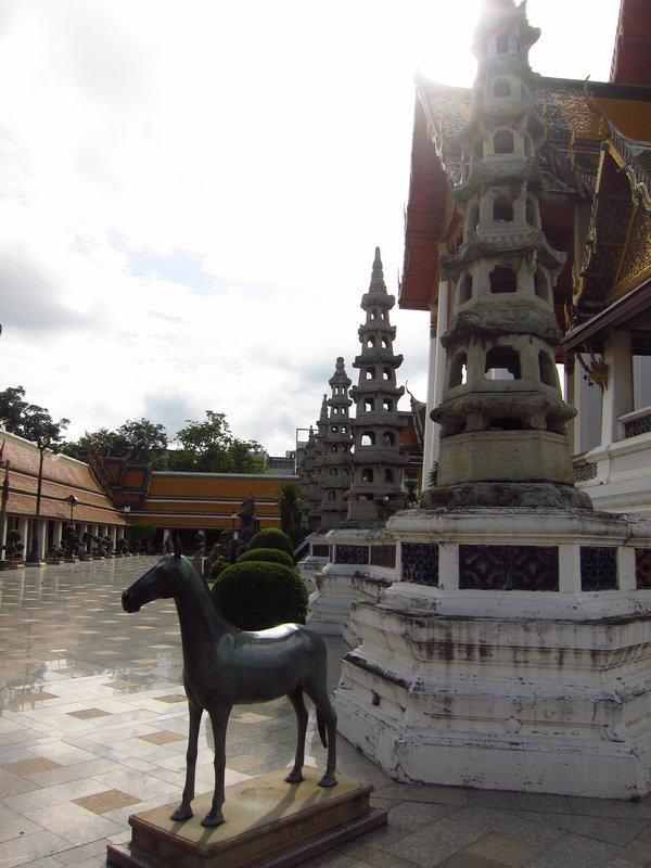 Pagoda & Horse