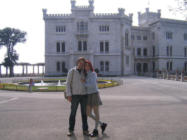Gio e eu no Castelo Miramar
