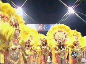 Eu na "Grobo", carnaval 2000 no Brasil