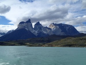 Torres del Paine from the catamaran
