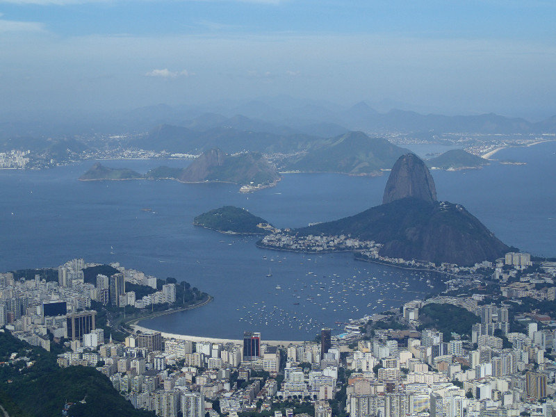 View over Rio and Sugar Loaf mountain