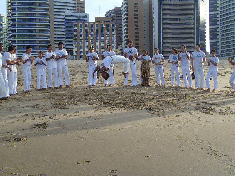 Capoeira school in action