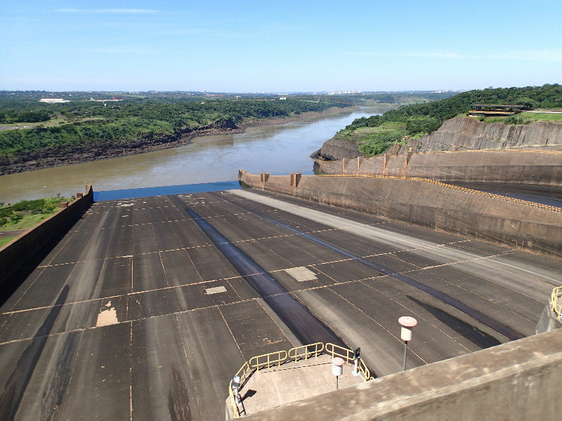 Itaipu dam spillway