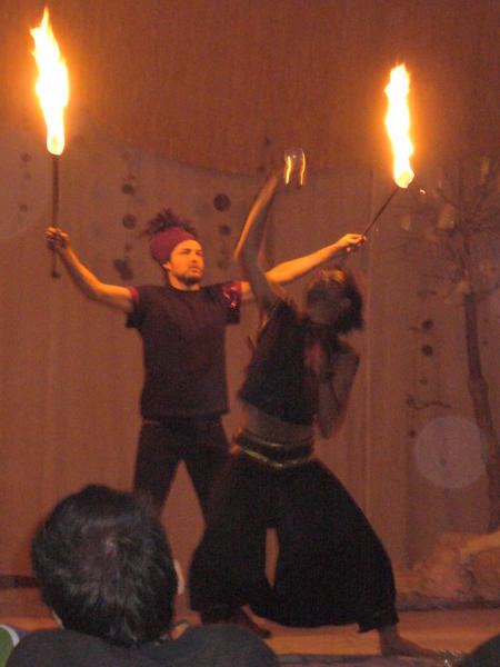 fire dance performance