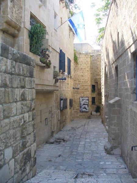streets of old Jaffa