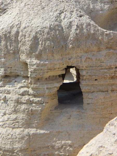 a cave at Qumran (secrets!)