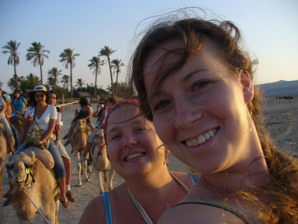 me, Leore on the camel