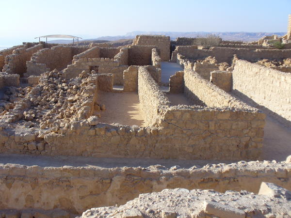 ruins on Masada