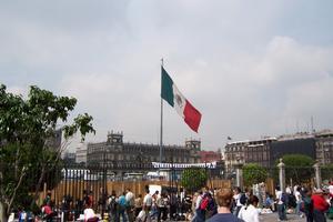 El zócalo in La Ciudad de México